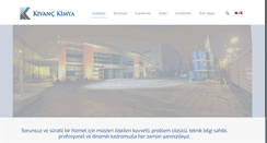 Desktop Screenshot of kivanckimya.com.tr
